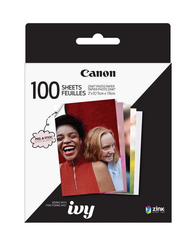 Paquete De Papel Adhesivo Fotogr&aacute;fico Canon Zin... image number null