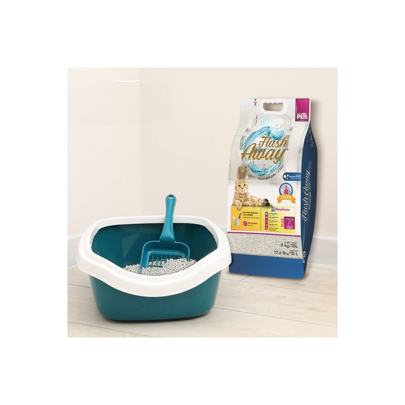 Arena Para Gato Soluble En Inodoro Aglutinante ... image number null