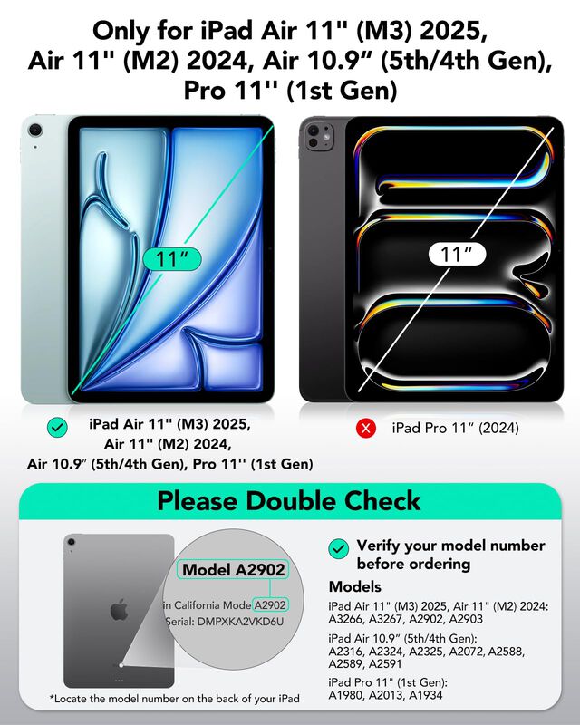 Funda Esr Para Ipad Air De 11 Pulgadas (2025/20... image number null