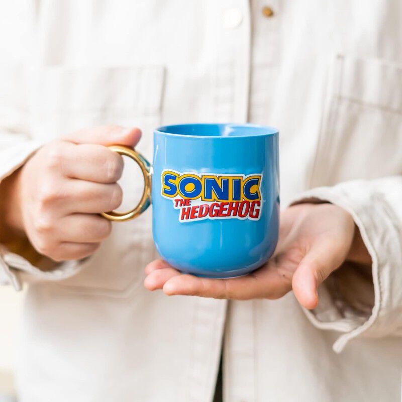 Taza 3D Asa Anillo Sonic El Erizo The Hedgehog ... image number null