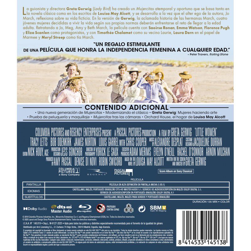 Mujercitas (Edici&oacute;n 2025) [Blu-ray] (2019) image number null