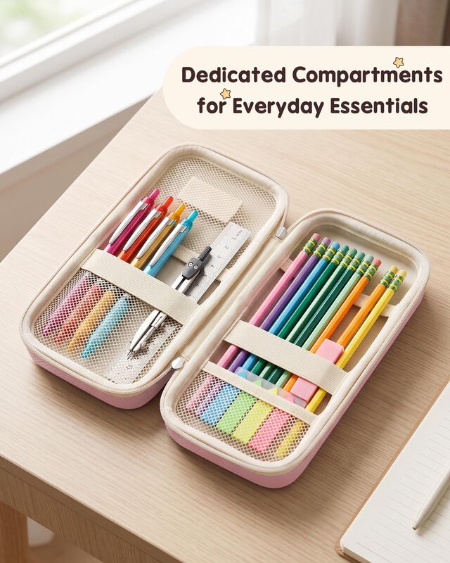 Estuche Procase 21x10x3 Cm Rosa Delgado &ndash; Organ... image number null