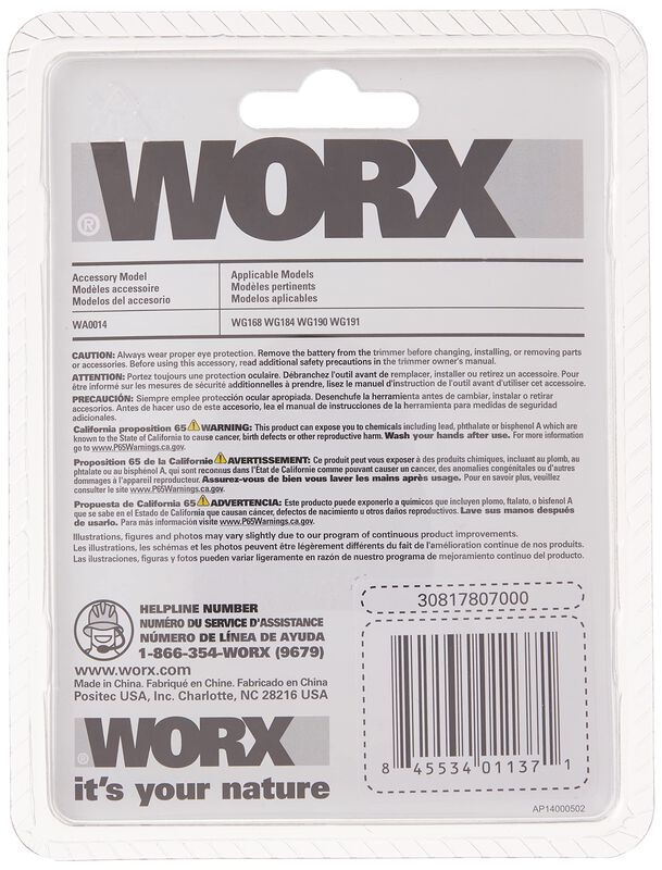 Carrete De Desbrozadora Worx Wa0014 Con L&iacute;nea D... image number null