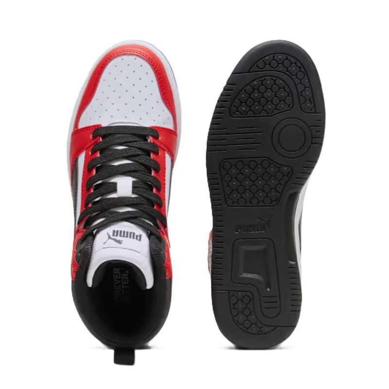Tenis Jr Puma Rebound V6 Mid Rojo 39383103 image number null