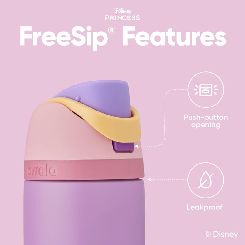 Botella De Agua Owala Disney Princess Freesip 7... image number null