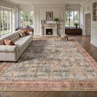 Alfombra Yarooge 203 x 254 cm Vintage Lavable Retro &Oacute;xido