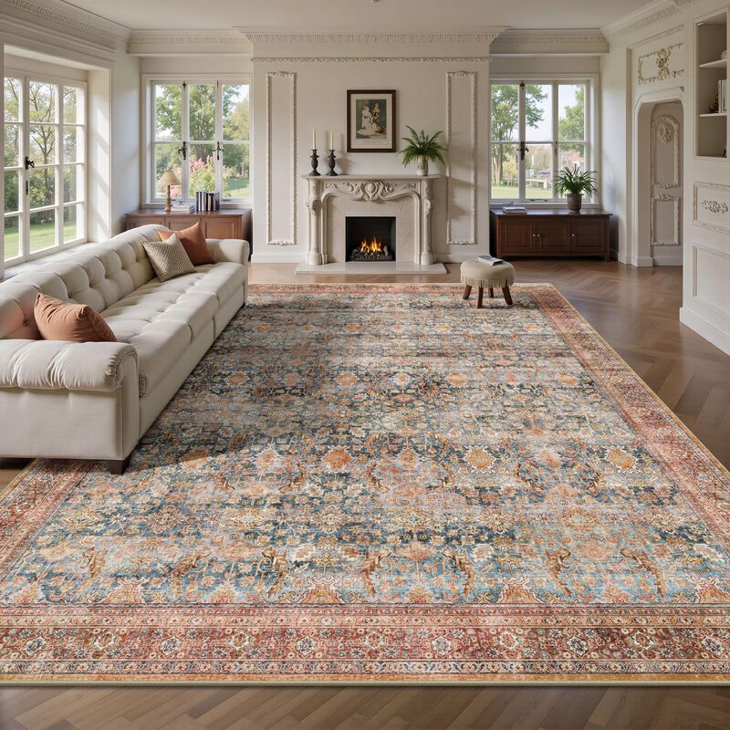 Alfombra Yarooge 203 x 254 cm Vintage Lavable R... image number null