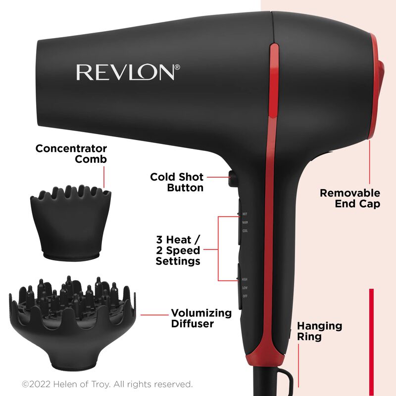 Secador De Pelo Revlon Smoothstay Coconut Oil I... image number null