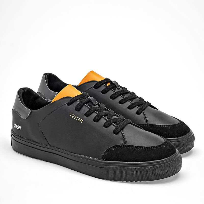 Negro Total tenis para hombre negro gris cod 14... image number null