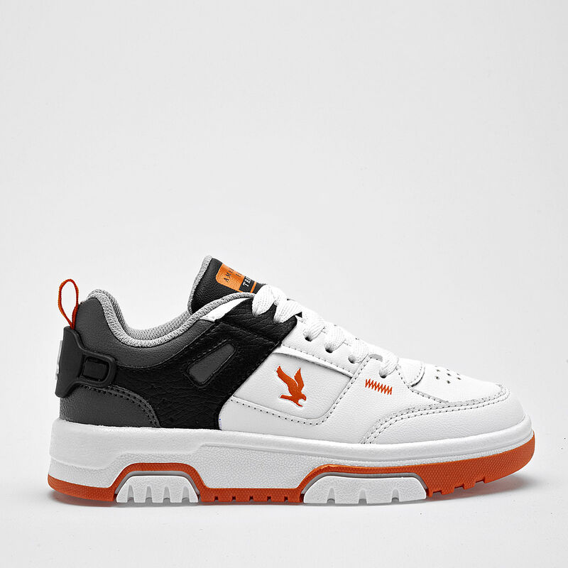 American Fire tenis para ni&ntilde;o  blanco negro gri... image number null