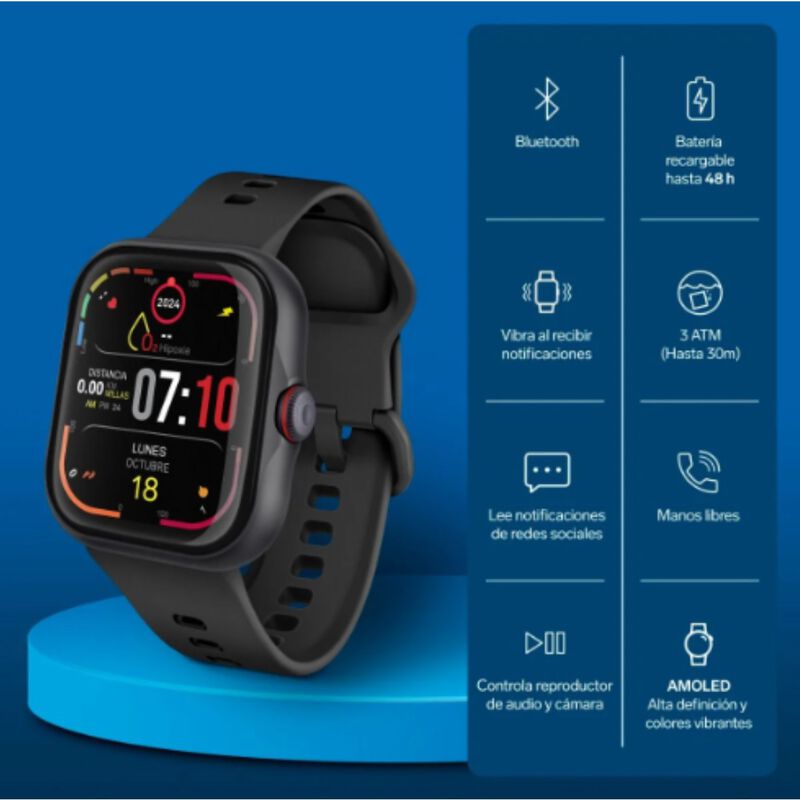 Smart Watch Bluetooth* Touch AMOLED*, 1.85&rdquo;, 3 ... image number null