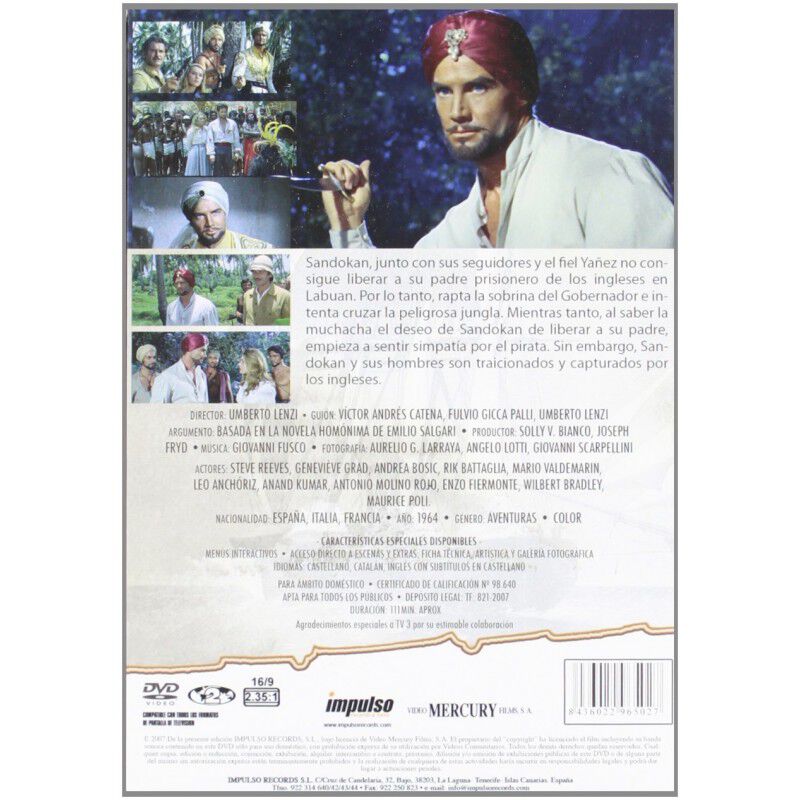 Sandokan. El Tigre De Malasia [dvd] image number null