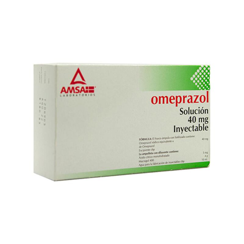 Omeprazol 40 Mg 1 Ampolleta image number null