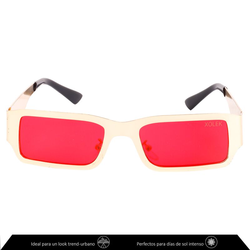 Lentes De Sol Xolek 131 Met&aacute;lico Retro Moda Uv4... image number null
