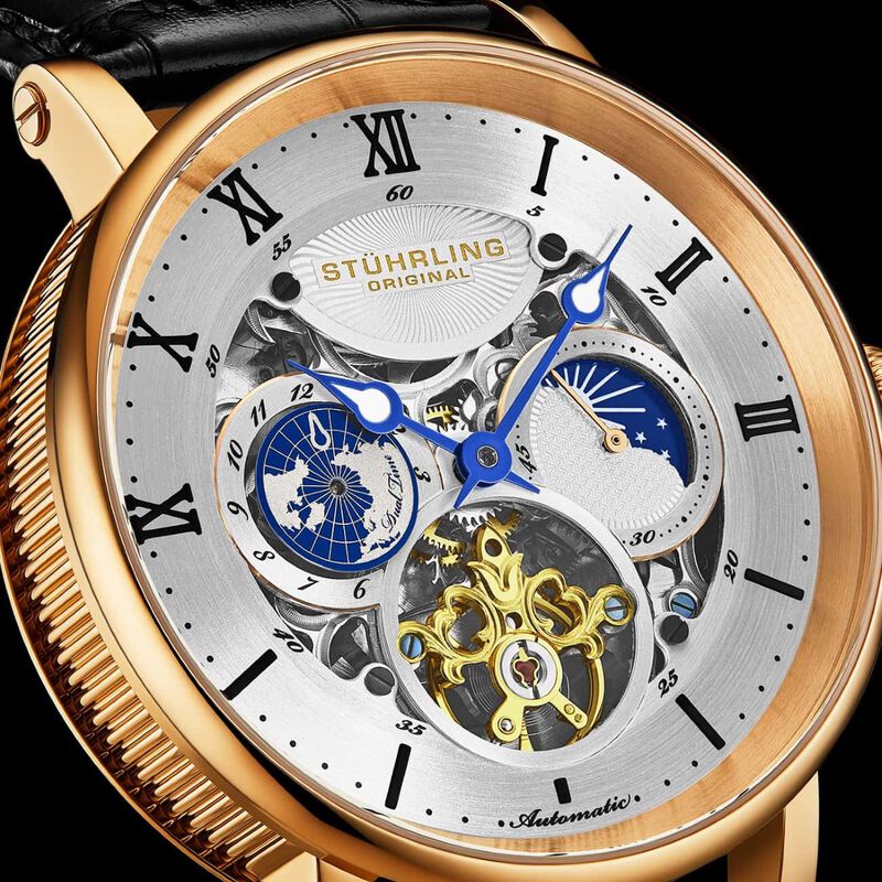 Reloj Stuhrling para hombre 1015.04 automático ... image number null