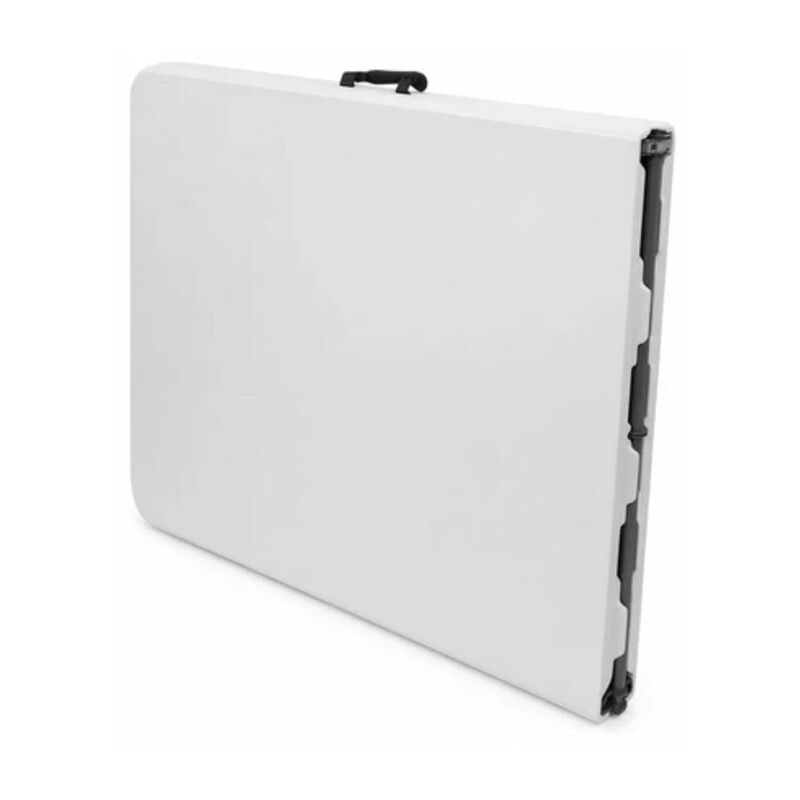 Mesa De Pl&aacute;stico Plegable Pelda&ntilde;os Blanca 70332... image number null