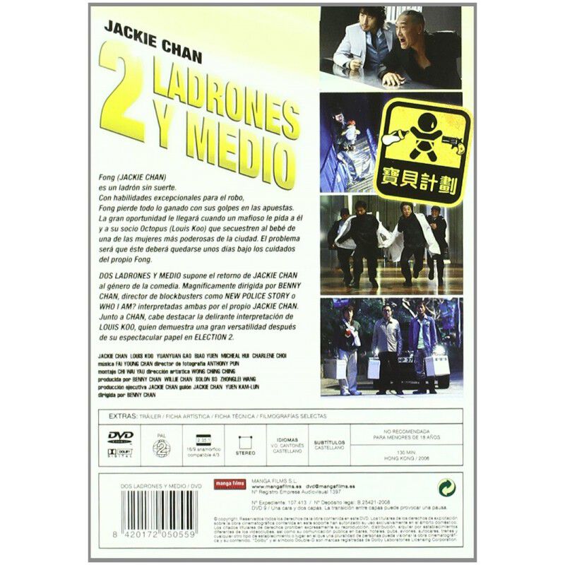 2 Ladrones Y Medio [dvd] (2006) Bo Bui Gai Wak image number null