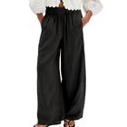 Pantalones Seeluna de Algod&oacute;n y Lino Palazzo