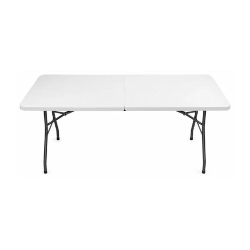 Mesa De Pl&aacute;stico Plegable Pelda&ntilde;os Blanca 70332... image number null