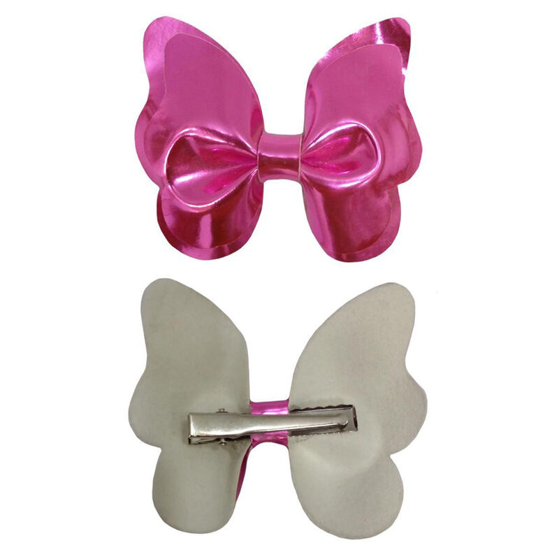 Broche Con Moño Para Cabello Mariposa Fiusha Me... image number null