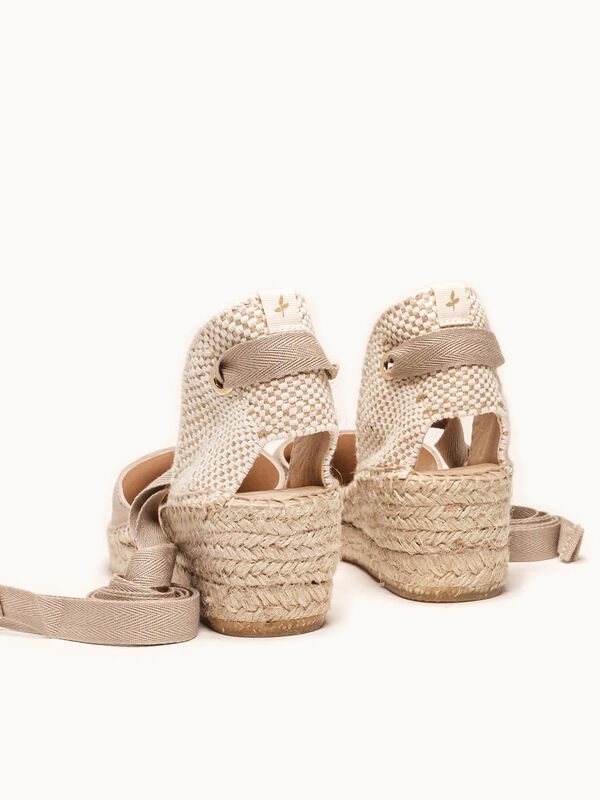 Alpargata Romero Cu&ntilde;a Baja Ante Piedra image number null