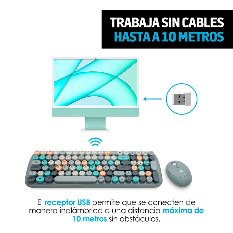 Teclado Y Mouse Inalámbrico image number null