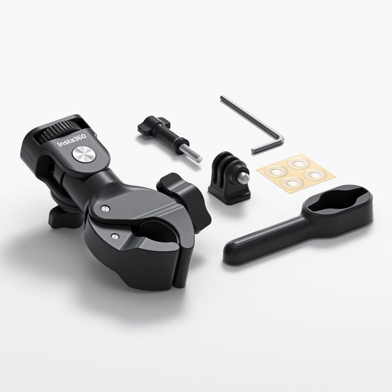 Paquete Clamp Insta360 Heavy Duty Para Motocicl... image number null