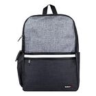 Mochila TechZone Negro con Gris Modelo GLAD Porta Laptop 15.6"