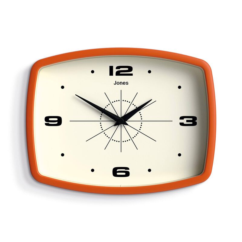 Reloj De Pared Jones Clocks&reg; Movie Retro 25,5 X... image number null