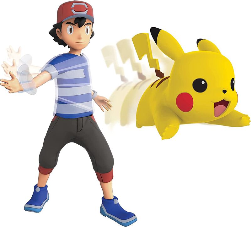 Pokemon Figura De Acci&oacute;n Ash 4.5 In Y Pikachu 2... image number null