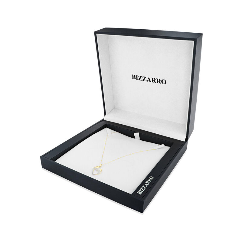 Dije Oro Amarillo 14k Con Cadena C/zirconia Cor... image number null