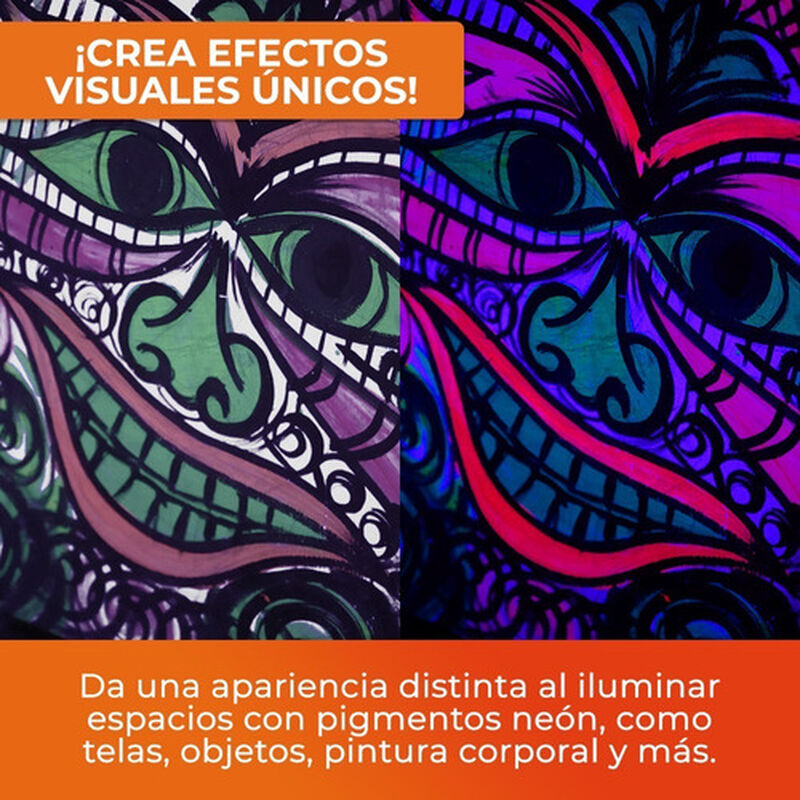 Foco Lampara Luz Negra Ahorrador 20w Fiesta Neo... image number null