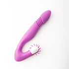 Vibrador Curveado Lengua Giratoria Tuti Rosa