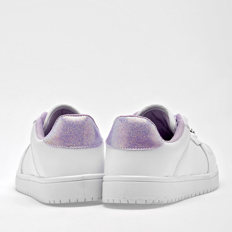 Leds Tenis Para Mujer Blanco Lila Cod 128728-e image number null