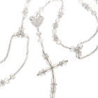 Lazo Cristal Corazon Con Cruz
