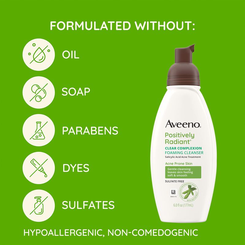 Limpiador Facial Aveeno Clear Complexion Con Ex... image number null