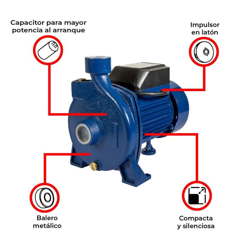 Bomba Hidr&aacute;ulica Centr&iacute;fuga, IUSA, Primo, 1/2 H... image number null