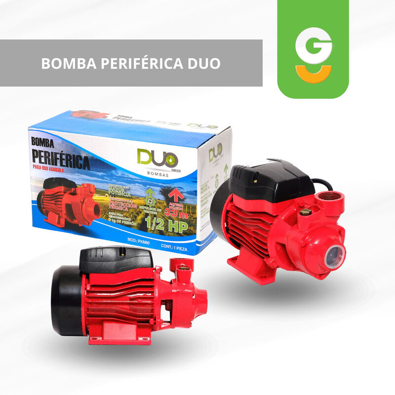 Bomba De Agua Periferica Duo 1/2hp 370w Igoto P... image number null