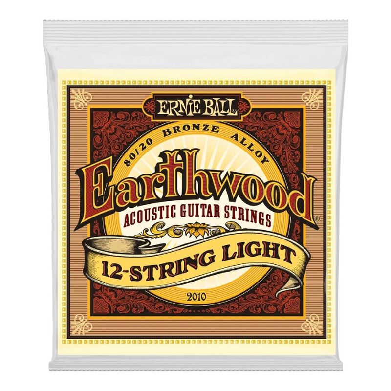 Ernie Ball 2010 12 Cuerdas Ac&uacute;stica Bronce 9-46... image number null