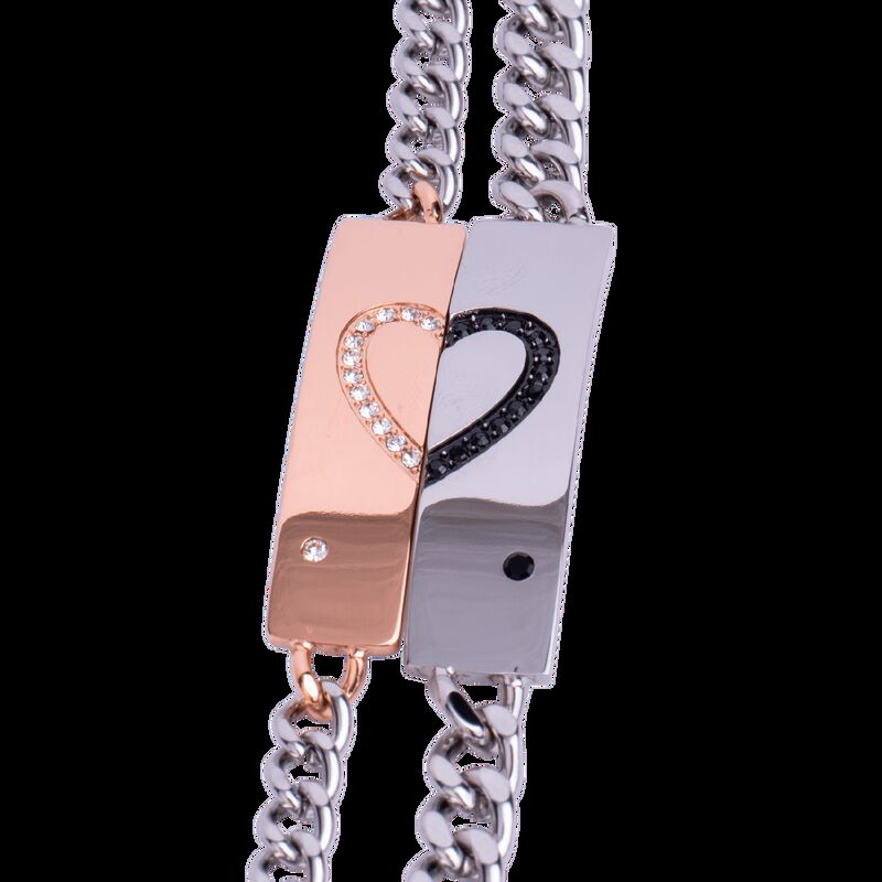 Pulseras Parejas Novios Tipo Esclava Regalos Na... image number null