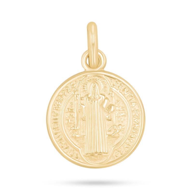 Medalla De Moneda De San Benito Oro Amarillo 10... image number null