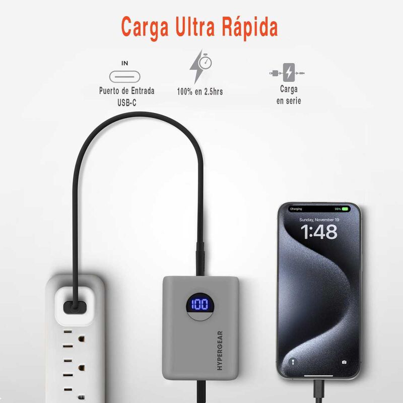 Bater&iacute;a Externa Hypergear 10000mah Powerbank Pp... image number null