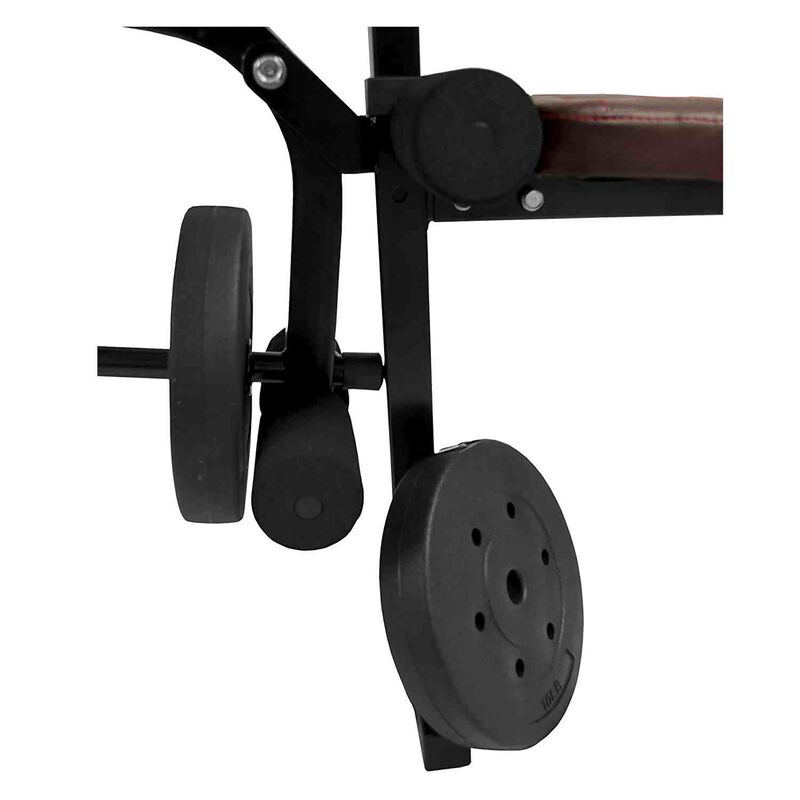 Banco Multiposiciones Kit Discos Gym Pesas Ejer... image number null