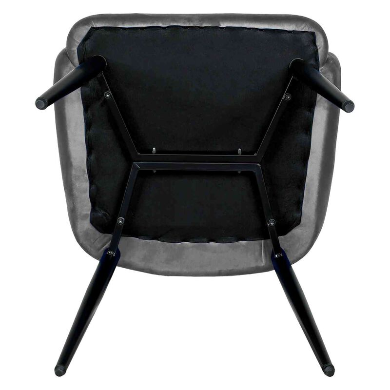 Set 2 Sillas Comedor Sillones Terciopelo Acolch... image number null