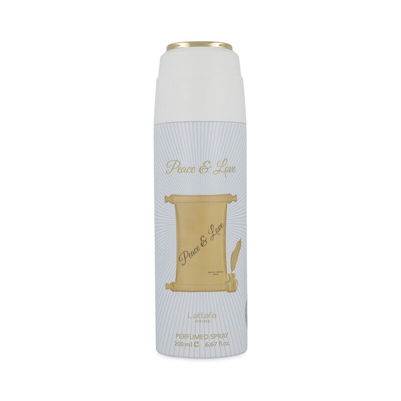 Lattafa Peace & Love 200ml Body Spray image number null