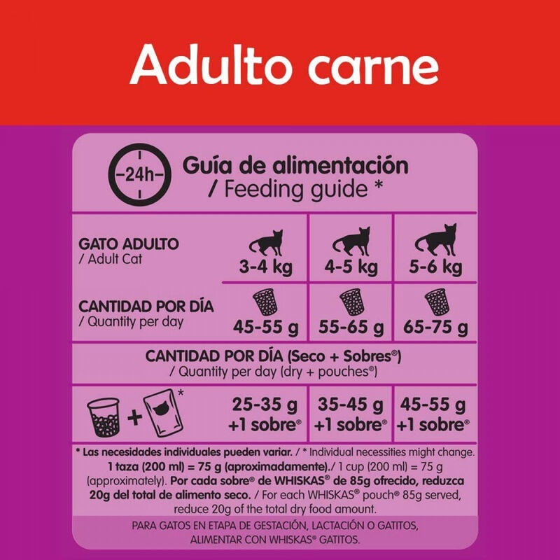 Alimento Gato Adulto Whiskas Receta Original 9 ... image number null