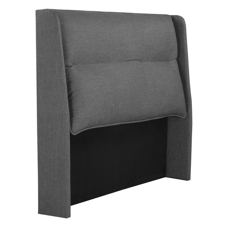 Cabecera Queen Size Dicasa Becca Gris Oscuro image number null