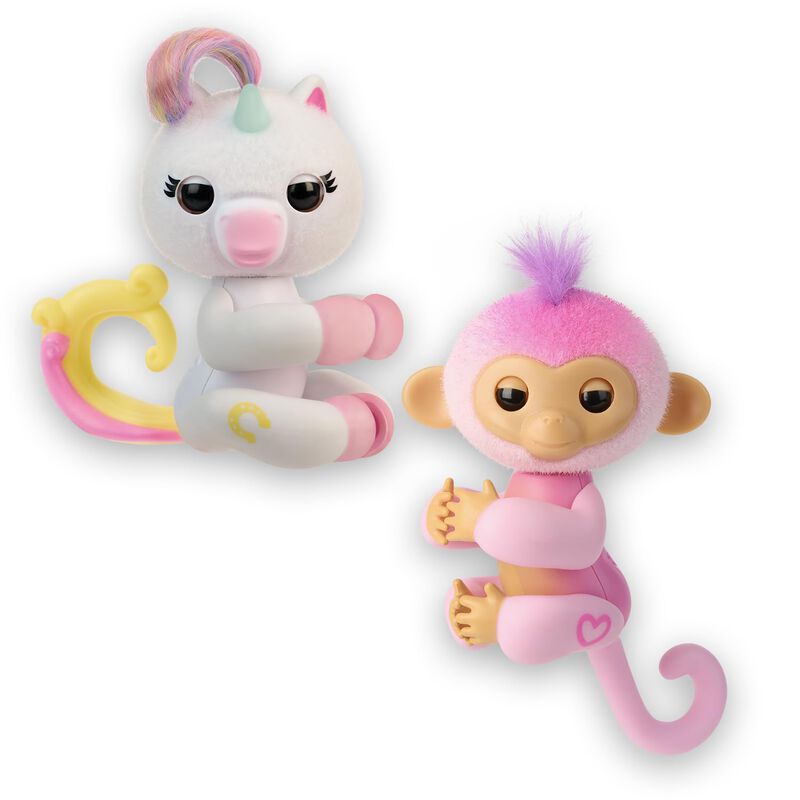 Toy Fingerlings Interactive, Beb&eacute; Mono Y Unicor... image number null