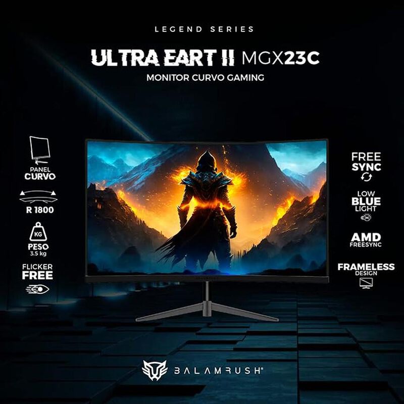 Monitor Gamer Curvo Balam Rush Ultra Earth Ii M... image number null