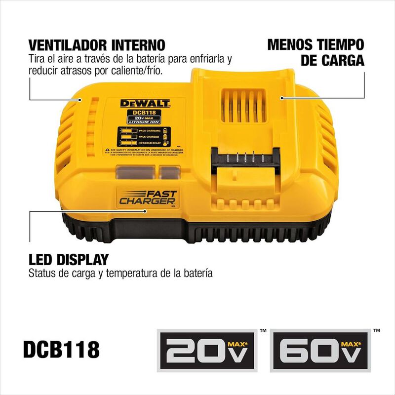 Cargador DeWalt 20V MAX FlexVolt 60V Original C... image number null